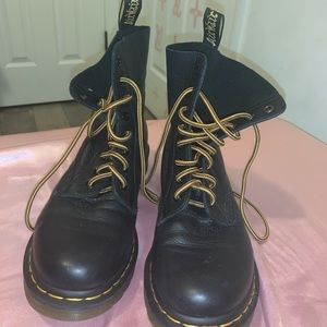 lightly worn doc martens